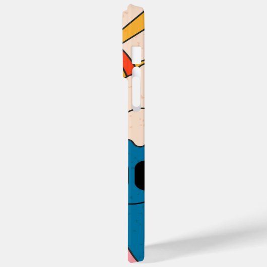 iPhone Case im Hippy-Style der 70er Jahre (Rückseite / Links)