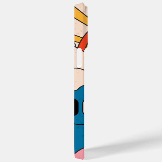 iPhone Case im Hippy-Style der 70er Jahre (Rückseite / Rechts)