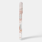 iPhone Case im Muster Rosa und Weiß (Rückseite / Rechts)