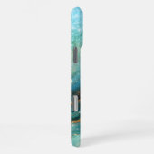 iPhone Case im Ocean Swirl Individuelle Name Hülle (Rechte Seite)