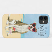 iPhone Case im Sommer-Pit Bull-Case (Rückseite (Horizontal))
