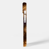 iPhone Case im verzierten Gold Celestial Muster (Rückseite / Links)