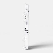 iPhone Case in Black and White Leopard (Rückseite / Links)