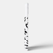 iPhone Case in Black and White Leopard (Rückseite / Rechts)