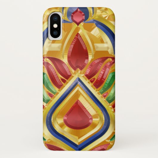 iPhone Case in Indian Print (Rückseite)