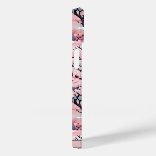 iPhone Case in Rosa und Grau (Rückseite / Rechts)