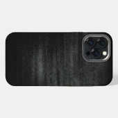 iPhone Case in Schwarz und Grau Hülle (Rückseite (Horizontal))