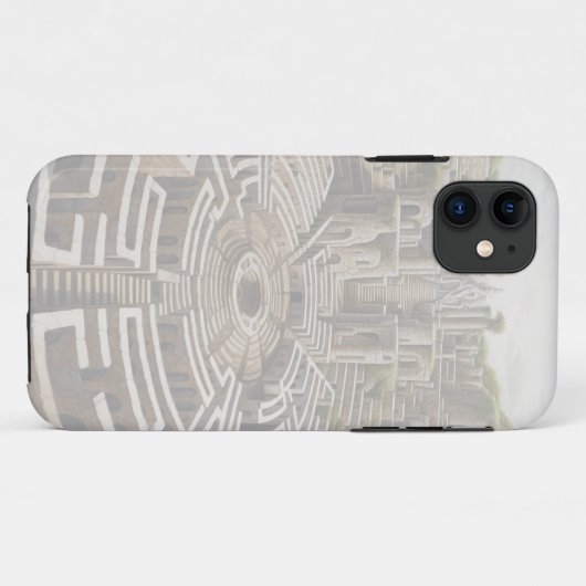 iPhone Case - LABYRINTH (Alabaster) (Rückseite (Horizontal))