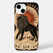 iPhone Case Leo Celestial Zodiac Art (Rückseite)