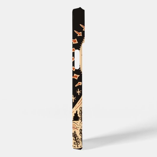 iPhone Case Leo Celestial Zodiac Art (Rückseite / Rechts)