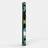 iPhone Case Leopard Custom Leopard blau grün (Hinten/Rechts)