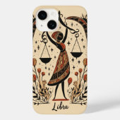 iPhone Case Libra Celestial Zodiac Art (Rückseite)