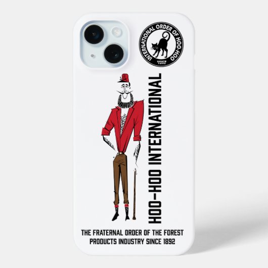 IPhone case - Lumberman Design mit Logo (Rückseite)