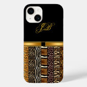iPhone Case-Mate Fall Gold Black Case-Mate iPhone Hülle (Rückseite)