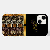 iPhone Case-Mate Fall Gold Black Case-Mate iPhone Hülle (Rückseite (Horizontal))