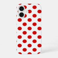 iPhone Case-Mate-Gehäuse mit roten und weißen Polk