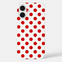 iPhone Case-Mate-Gehäuse mit roten und weißen Polk