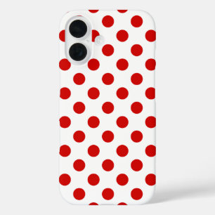 iPhone Case-Mate-Gehäuse mit roten und weißen Polk 16 Hülle