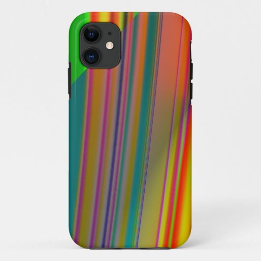 iPhone Case mit abstrakten Farben (Rückseite)