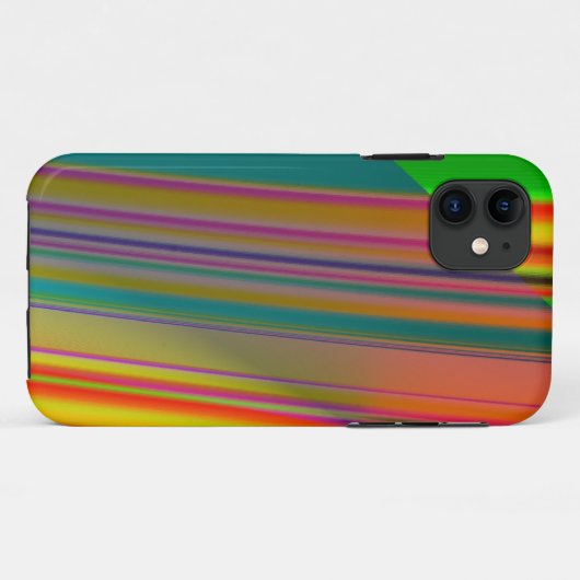 iPhone Case mit abstrakten Farben (Rückseite (Horizontal))