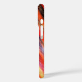 iPhone Case mit abstrakten Sunset-Farben (Rückseite / Links)