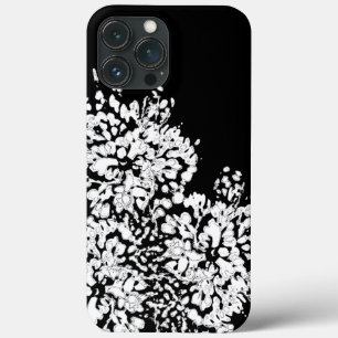 iPhone Case mit abstrakter weißer Blume