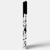 iPhone Case mit abstrakter weißer Blume (Rückseite / Rechts)