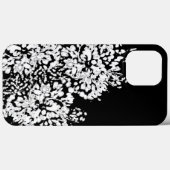 iPhone Case mit abstrakter weißer Blume (Rückseite (Horizontal))