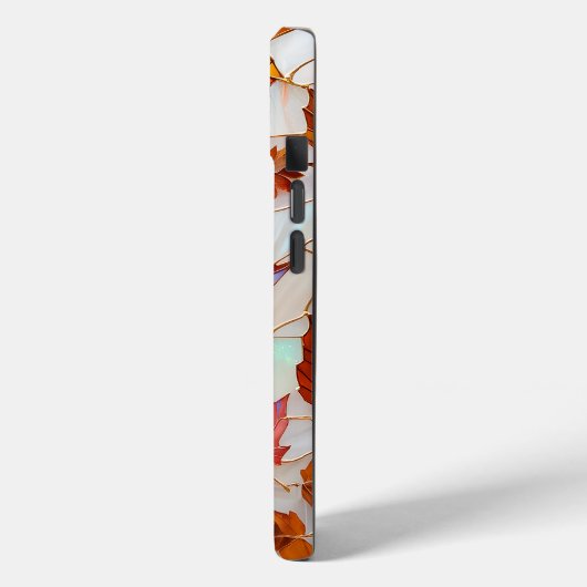 iPhone Case mit Ahornleaf aus festem Glas (Rückseite / Links)