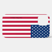 iPhone Case mit amerikanischer Flagge (Rückseite (Horizontal))