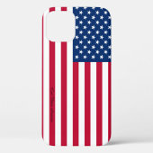 iPhone Case mit amerikanischer Flagge (Rückseite)