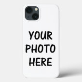 iPhone Case mit benutzerdefiniertem Foto (Rückseite)