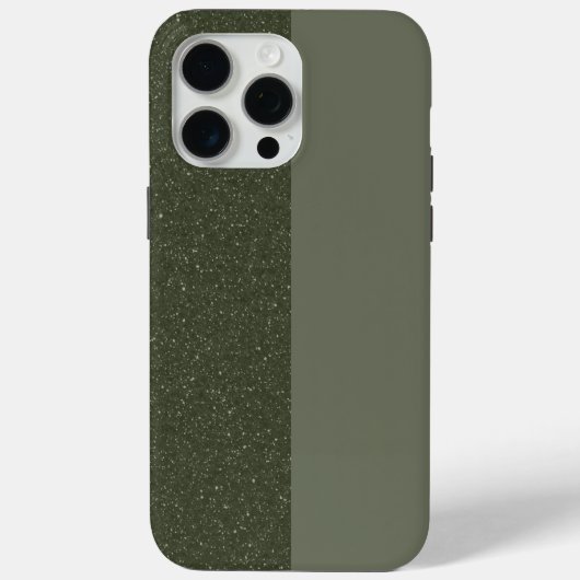 iPhone Case mit benutzerdefiniertem Moss Green (Rückseite)