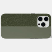 iPhone Case mit benutzerdefiniertem Moss Green (Rückseite (Horizontal))