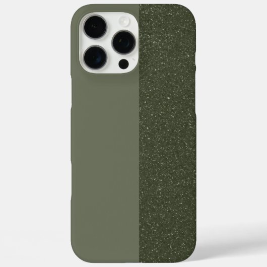 iPhone Case mit benutzerdefiniertem Moss Green Spl (Rückseite)