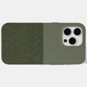 iPhone Case mit benutzerdefiniertem Moss Green Spl (Rückseite (Horizontal))