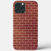 iPhone Case mit Brawn Brick Wall (Rückseite)
