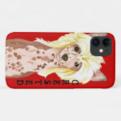 iPhone Case mit chinesisch erstelltem Farbblock (Rückseite (Horizontal))