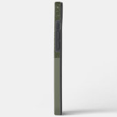 iPhone Case mit dem benutzerdefinierbaren Moss Gre (Rückseite / Links)