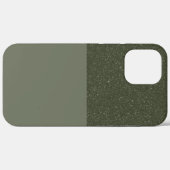 iPhone Case mit dem benutzerdefinierbaren Moss Gre (Rückseite (Horizontal))