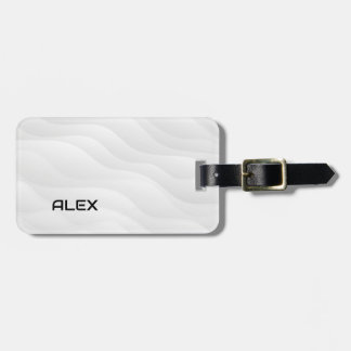 iPhone Case mit dem Blenden von White Wave Gepäckanhänger