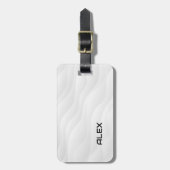 iPhone Case mit dem Blenden von White Wave Gepäckanhänger (Vorderseite vertikal)