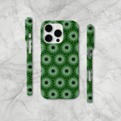iPhone Case mit einzigartigem Muster der grünen Bl Hülle