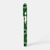iPhone Case mit einzigartigem Muster der grünen Bl Hülle (Linke Seite)