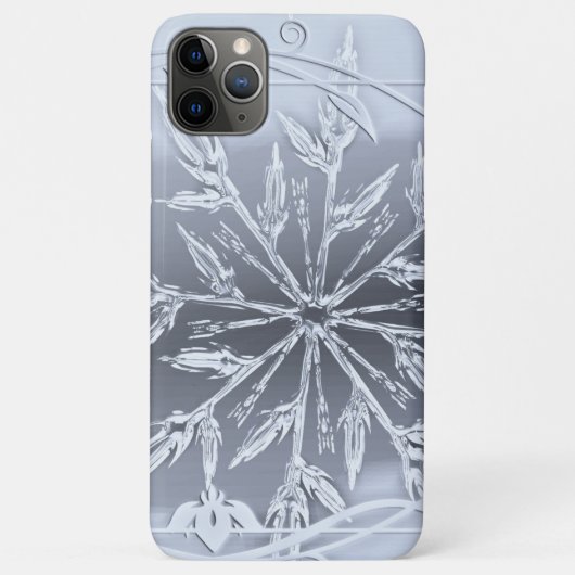 iPhone Case mit Eiskristall (Rückseite)