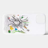 iPhone Case mit geometrischem Flow - einzigartig u (Rückseite (Horizontal))