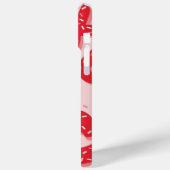 iPhone Case mit gespaltenen Herzen (Rückseite / Links)