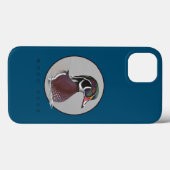 iPhone Case mit Holzduck (Rückseite (Horizontal))