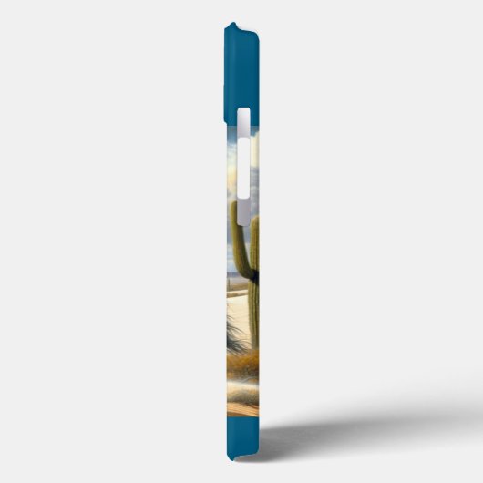 iPhone Case mit indigener Szene (Rückseite / Links)