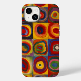 iPhone Case mit Kandinsky's Squares and Circles